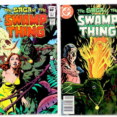 Saga Of The SWAMP THING #5 6 7 8 9 Bronze Age Comic Books Lot DC Comics 1982/83