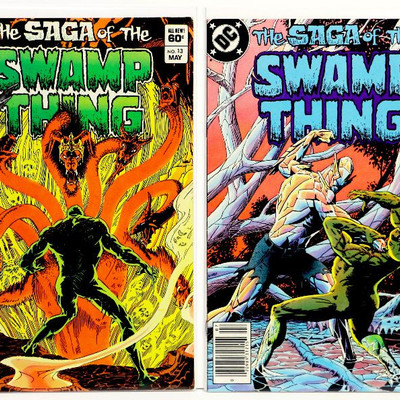 Saga Of The SWAMP THING #10 11 12 13 15 Bronze Age Comic Books Lot DC Comics 1983