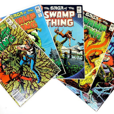 Saga Of The SWAMP THING #10 11 12 13 15 Bronze Age Comic Books Lot DC Comics 1983