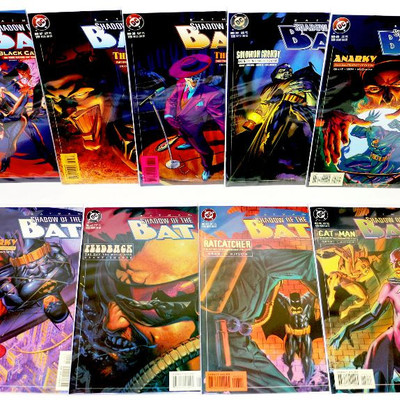 BATMAN Shadow Of The BAT #36 37 38 39 40 41 42 43 44 DC Comics Lot 1995