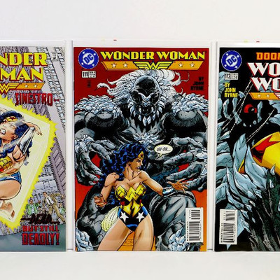 WONDER WOMAN #101 102 104 109 110 111 112 Comic Books Lot DC Comics 1995/96