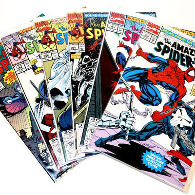 AMAZING SPIDER-MAN #353-358 Round Robin The Sidekick's Revenge Complete Set Marvel 1991