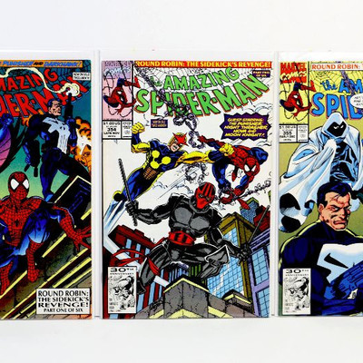 AMAZING SPIDER-MAN #353-358 Round Robin The Sidekick's Revenge Complete Set Marvel 1991