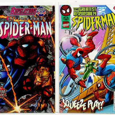 SPIDER-MAN #69 72 75 83 Comic Books Set Marvel Comics 1996