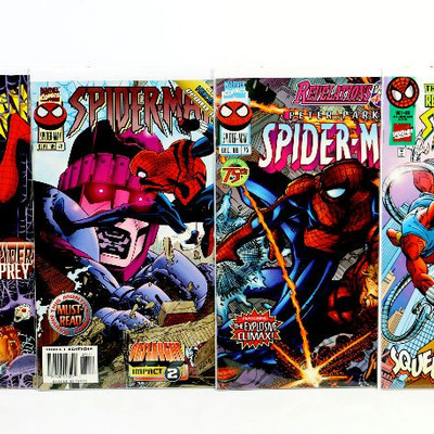 SPIDER-MAN #69 72 75 83 Comic Books Set Marvel Comics 1996