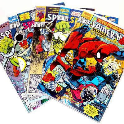 SPIDER-MAN #19 20 21 22 23 - Revenge of the Sinister Six Parts 2-6 Marvel Comics 1992