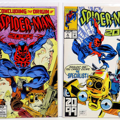 SPIDER-MAN 2099 #1 2 3 4 5 6 7 Comic Books Set Marvel Comics 1992/93