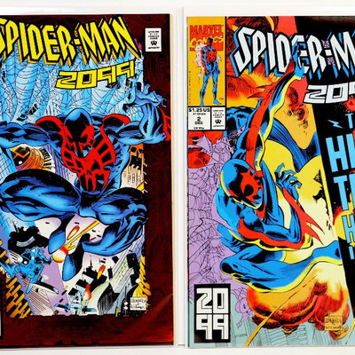 SPIDER-MAN 2099 #1 2 3 4 5 6 7 Comic Books Set Marvel Comics 1992/93