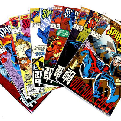 SPIDER-MAN 2099 #1 2 3 4 5 6 7 Comic Books Set Marvel Comics 1992/93