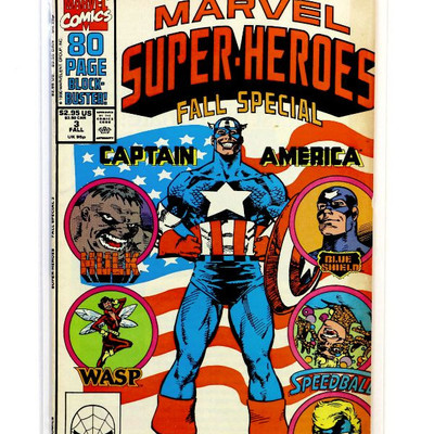 MARVEL SUPER-HEROES Fall Special CAPTAIN AMERICA Marvel Comics 1990