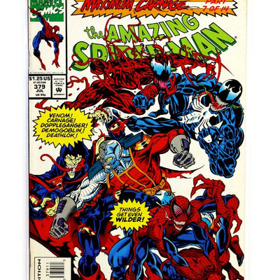 AMAZING SPIDER=MAN #379 Maximum CARNAGE Part 7 Marvel Comics 1993