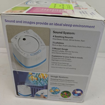 Munchkin Nursery Projector & Sound System - Tested, Works Except No Sound