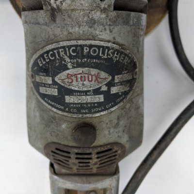 Vintage Sioux Electric Polisher - Tested, Works