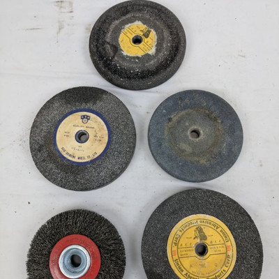 Grinding Wheels, Set of 5- Two 5