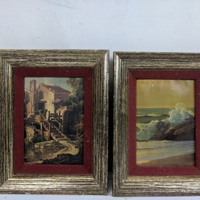 Two Framed Pictures House/Ocean