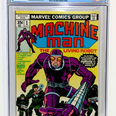 MACHINE MAN #1 CGC 9.2 Jack Kirby Story and Art Marvel Comics 04/1978