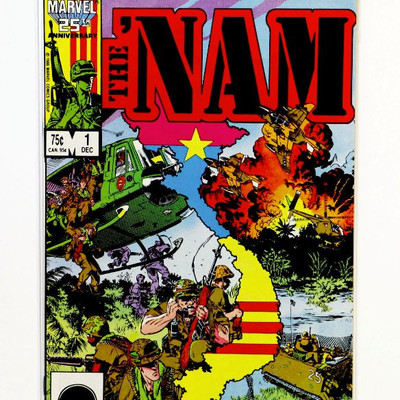THE NAM #1 Vietnam WAR Copper Age High Grade Comic Book Marvel Comics 1986