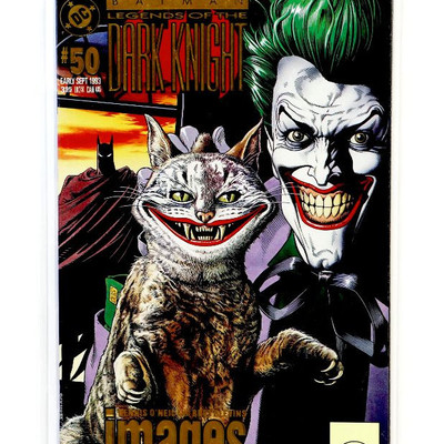 BATMAN Legends of the Dark Knight #50 JOKER Gold Foil Cover DC Comics 1993