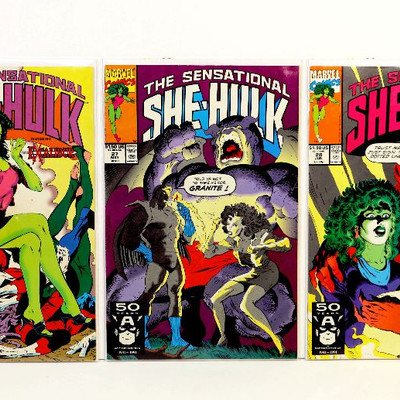 Sensational SHE-HULK #26 27 28 29 30 31 32 33 Lot of 8 Comic Books Marvel Comics 1991