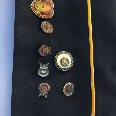 Vintage American Legion Panorama City, California with 6 insignias