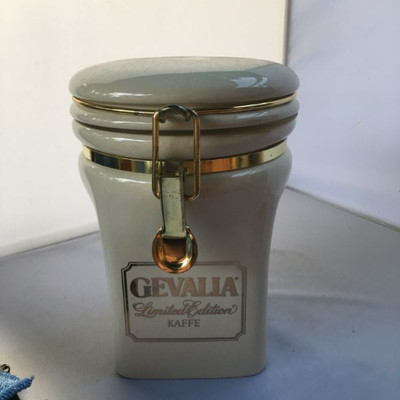Vintage Gevalia Limited Edition Kaffe porcelain coffee canister