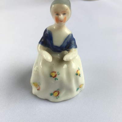 Large lot of vintage miniature figurines from China, Japan Germany