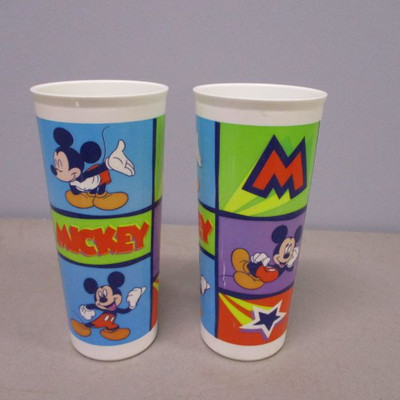 Mickey Mouse Tupperware Cups