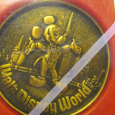 Set of 4 Walt Disney World Mickey Mouse Brass Drink Coasters 