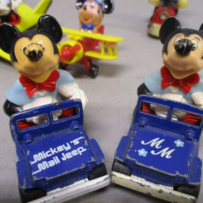 Mickey Mouse Toys - Airplane - Train - Snow Globe - Matchbox 
