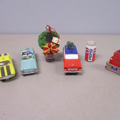 Pepsi & Car Christmas Ornaments 