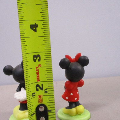 Mickey & Minnie Mouse Ceramic Figures