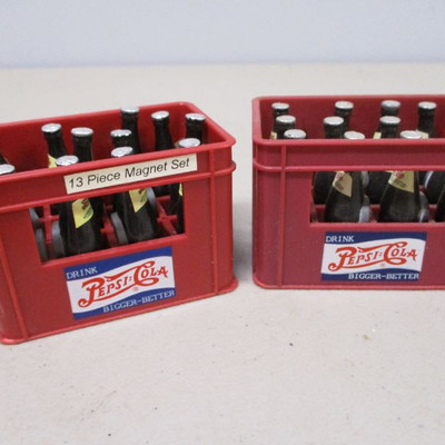 Pepsi 13 Piece Magnet Set - 12 Bottles in Case 