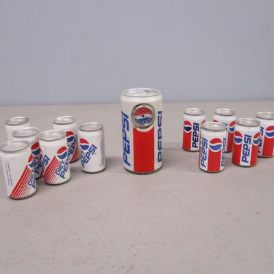 Pepsi Mini Cans & Can with Clock