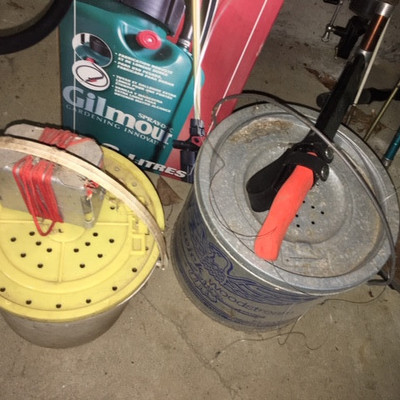 Two Fishing Buckets