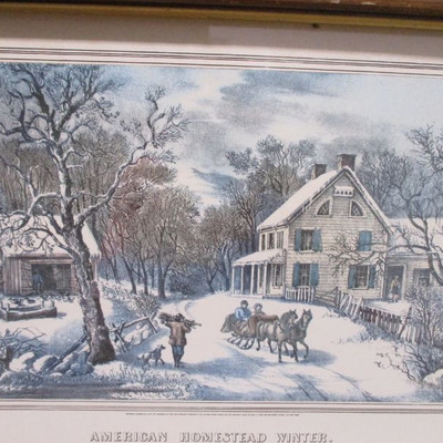 American Homestead  Currier & Ives Four Seasons