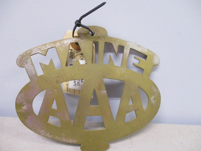 Maine AAA License Tag