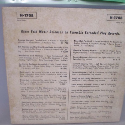 1955 George Morgan Columbia Record