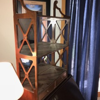 Tabletop Curio Cabinet With Mirror