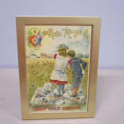 Early 1900 Montana Flour Advertising Card