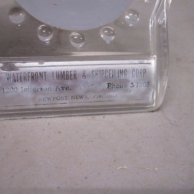 Waterfront Lumber Newport News Virginia Desk Paper Weight