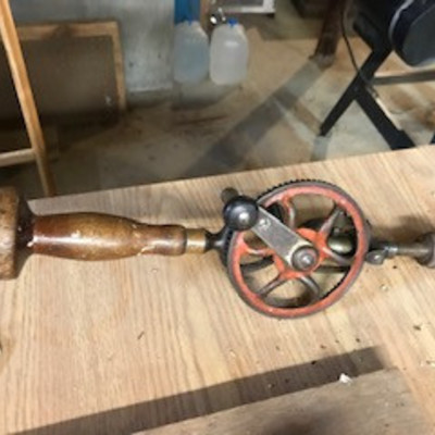 Antique Hand Drill Excellent Condition