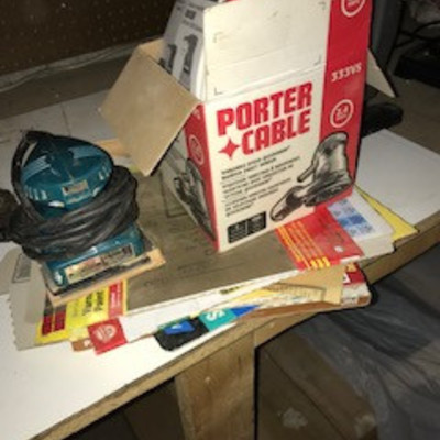 Makita Palm Sander & Porter Cable Palm Sander