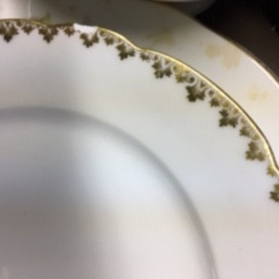 China Dishes With Gold Trim