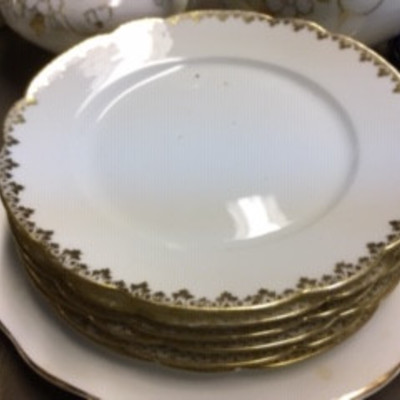 China Dishes With Gold Trim