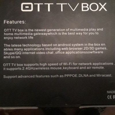 BRAND NEW OTT TV BOX EXPANDED