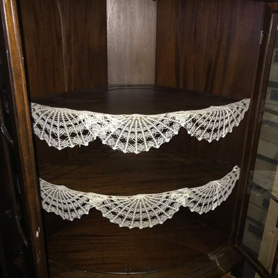 Antique Vintage Drexel Mahogany Corner Cabinet