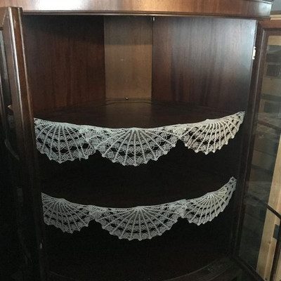 Antique Vintage Drexel Mahogany Corner Cabinet