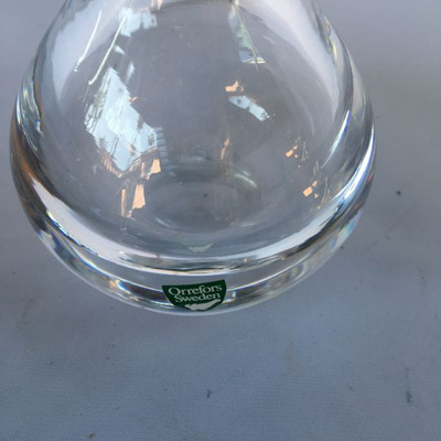 Vintage  Crystal Orrefors Sweden Bottle