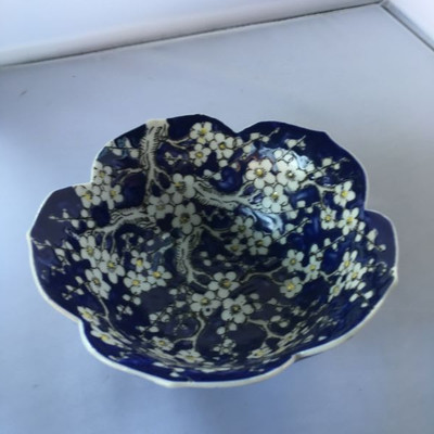 Vintage Japanese Hand Painted Bowl