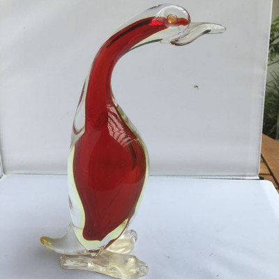 Vintage Murano Bird 9.5   Tall 